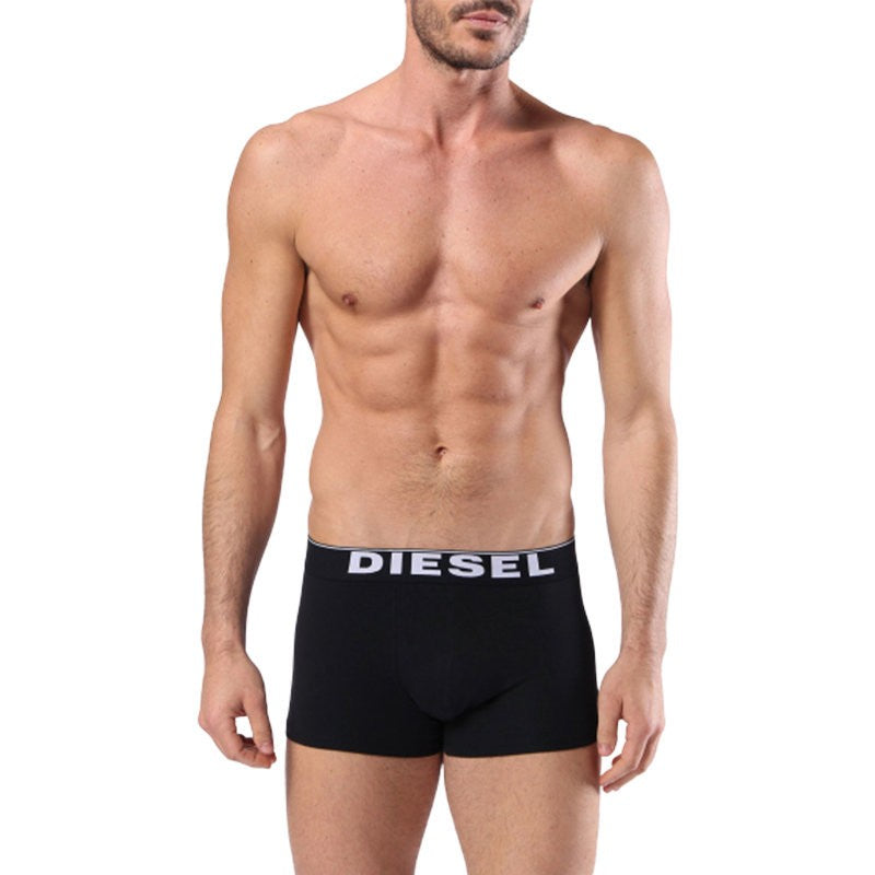 DIESEL UMBX KORY 0JKKA Mens Boxer Shorts Black 1X Pack Stretch Underwear Trunks