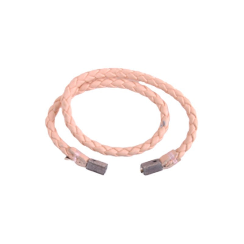 DIESEL Womens Bracelets Ladies Wristband Vintage Stud Closing Braided Bracelets