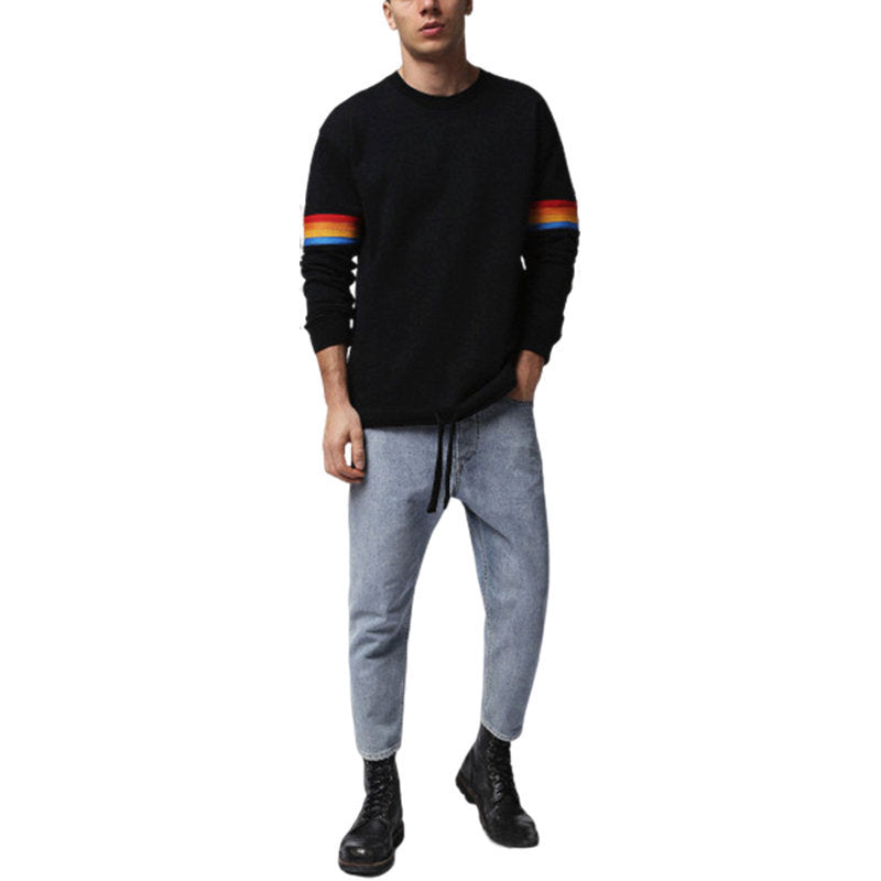 DIESEL S GAIL FELPA Mens Sweatshirts Pull On Casual Crew Neck Long Sleeve Jumper