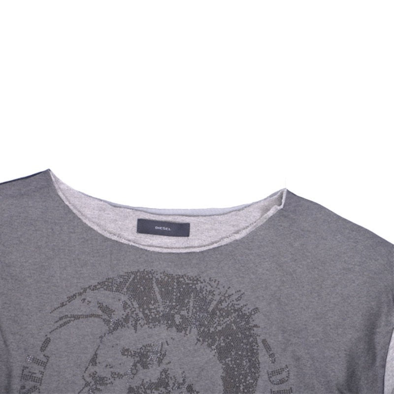 DIESEL F GERTIE A FELPA IAMU Womens Sweatshirt Mohican Crew Neck Pullover Jumper