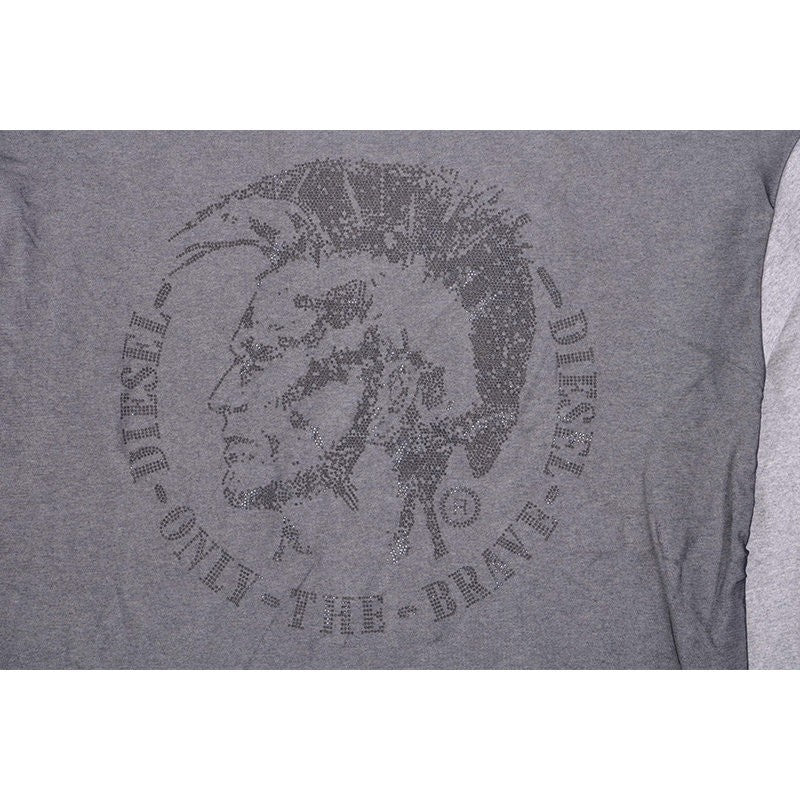 DIESEL F GERTIE A FELPA IAMU Womens Sweatshirt Mohican Crew Neck Pullover Jumper