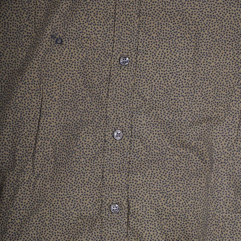 DIESEL S WEGEE 0GAPB Mens Shirt Long Sleeve Casual Summer Cotton Shirt Olive