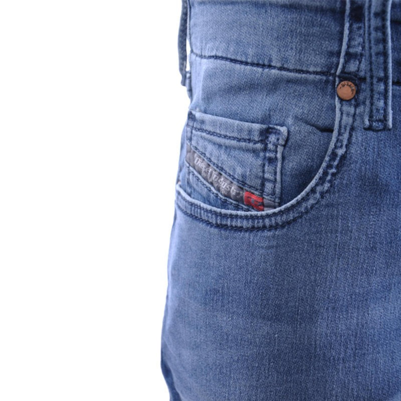 DIESEL GRUPEE S NE 084CZ Womens Sweat Jogg Jeans Regular Slim Denim Blue