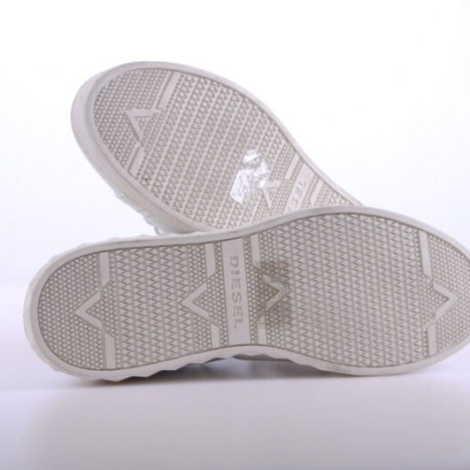 DIESEL S STUDDZY Mens Trainers High Neck Sneakers EU 46 Leather Shoes RRP £199