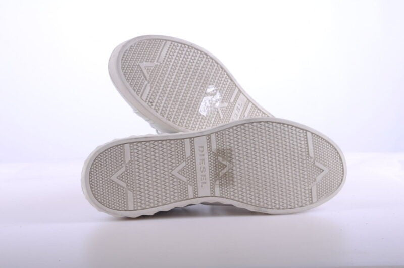 DIESEL S STUDDZY Mens Trainers High Neck Sneakers EU 46 Leather Shoes RRP £199