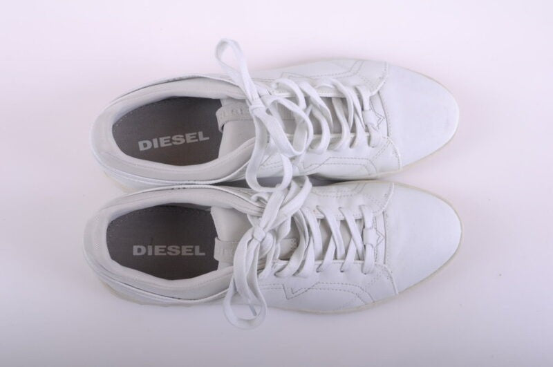 DIESEL S STUDDZY Mens Trainers High Neck Sneakers EU 46 Leather Shoes RRP £199