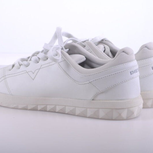 DIESEL S STUDDZY Mens Trainers High Neck Sneakers EU 46 Leather Shoes RRP £199