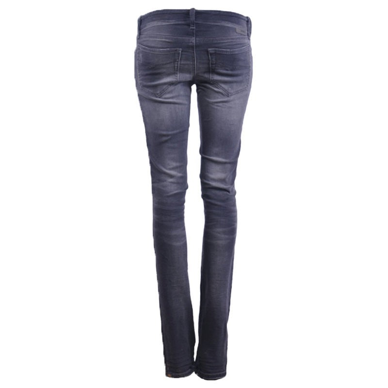 DIESEL GRUPEE NE 0856S Womens Denim Sweat Jogg Jeans Distressed Slim Fit Skinny