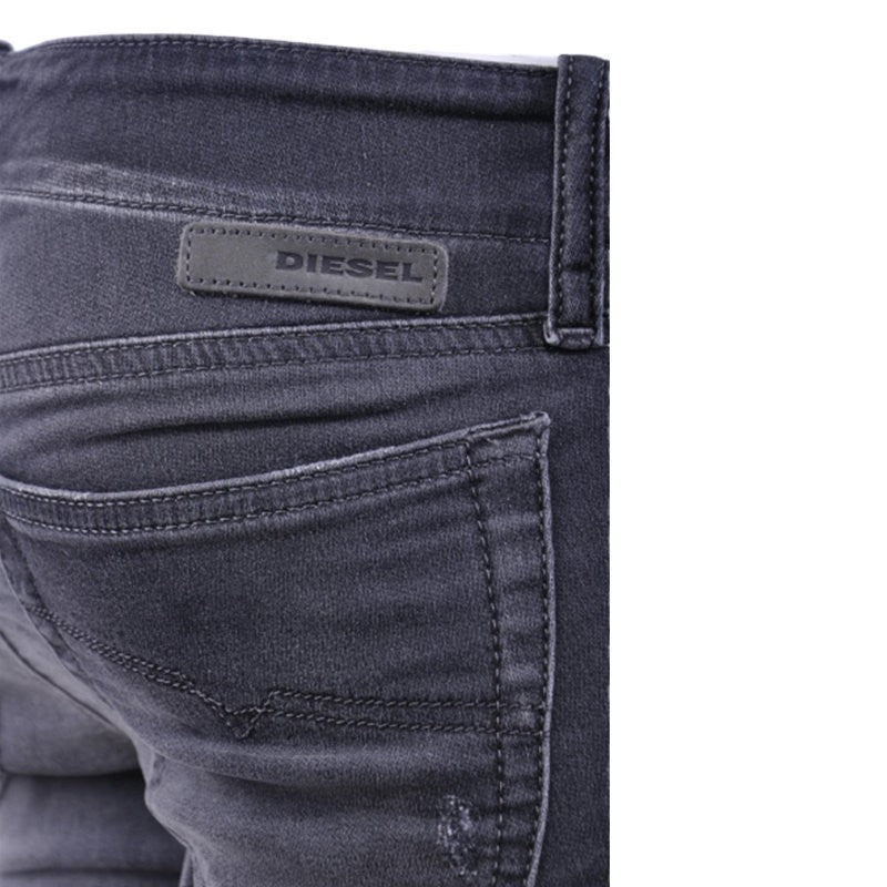 DIESEL GRUPEE NE 0856S Womens Denim Sweat Jogg Jeans Distressed Slim Fit Skinny