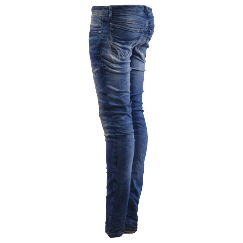 DIESLE GREPEE NE 0607W Womens Denim Sweat Jogg Jeans Distressed Slim Fit Skinny