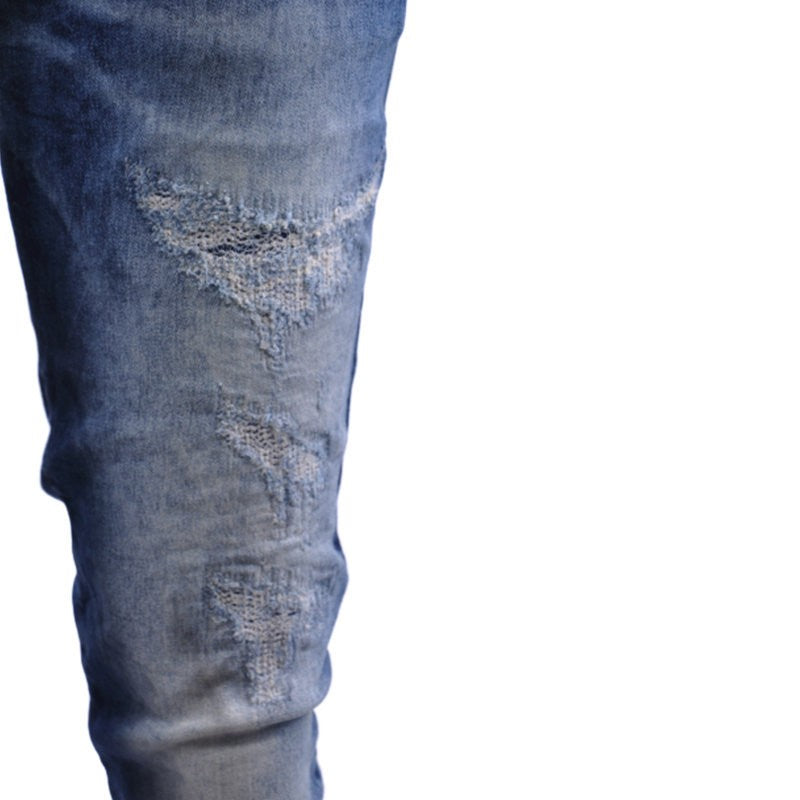 DIESLE GREPEE NE 0607W Womens Denim Sweat Jogg Jeans Distressed Slim Fit Skinny