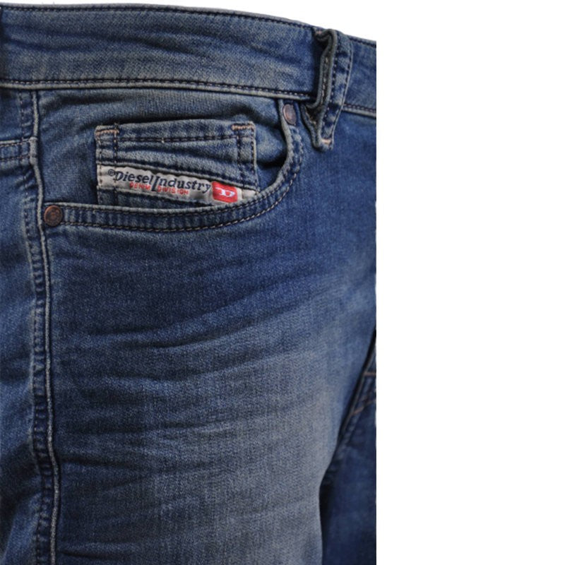 DIESEL RIZZO NE 0668W Womens Denim Sweat Jogg Jeans Slim Fit Carrot Leg Blue