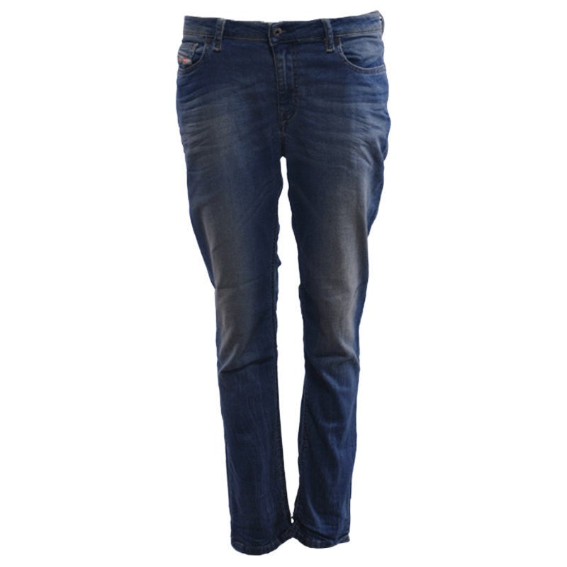 DIESEL RIZZO NE 0668W Womens Denim Sweat Jogg Jeans Slim Fit Carrot Leg Blue