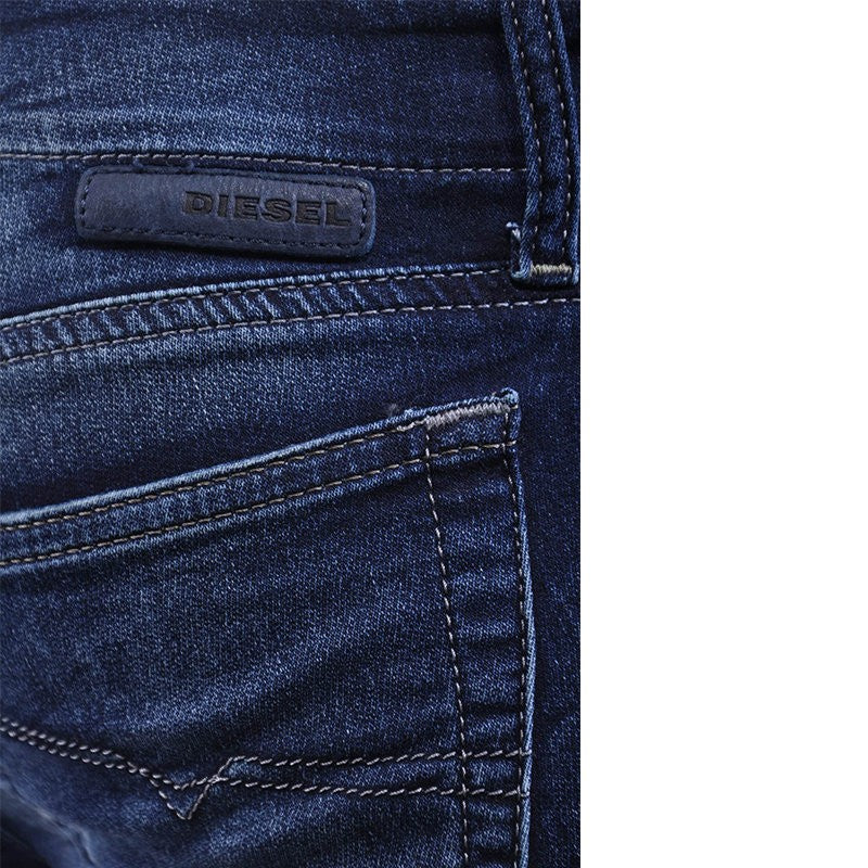 DIESEL GRUPEE NE 0601L Womens Denim Jeans Sweat Jogg Jeans Super Slim Fit Skinny