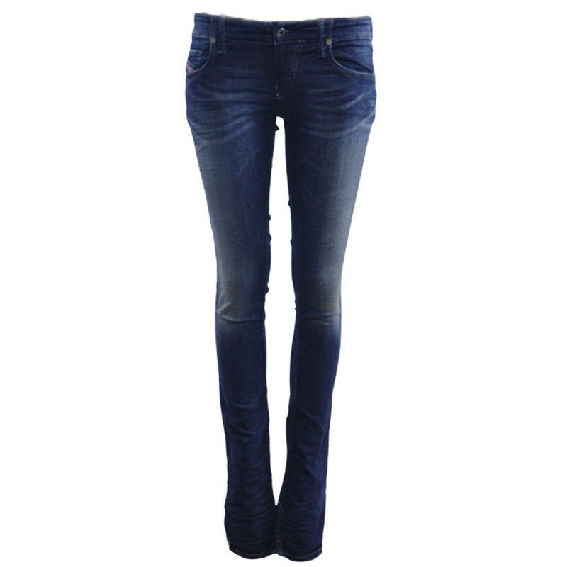 DIESEL GRUPEE NE 0601L Womens Denim Jeans Sweat Jogg Jeans Super Slim Fit Skinny