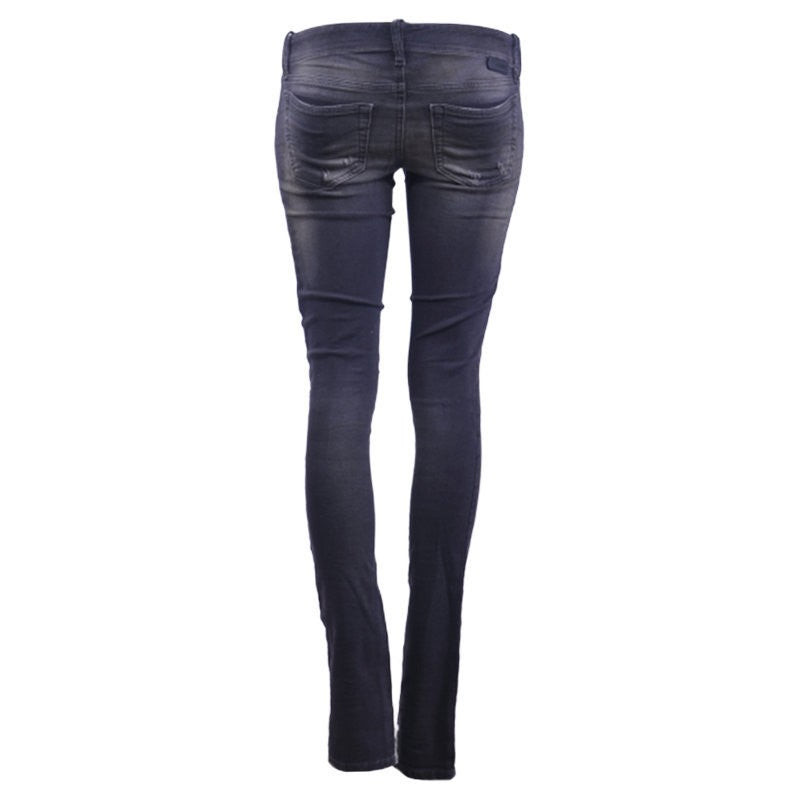DIESEL GRUPEE NE 0835B Womens Denim Jeans Sweat Jogg Stretch Slim Skinny Black