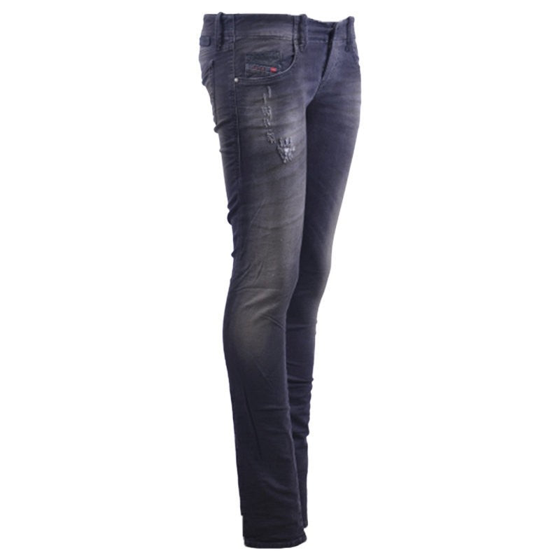 DIESEL GRUPEE NE 0835B Womens Denim Jeans Sweat Jogg Stretch Slim Skinny Black