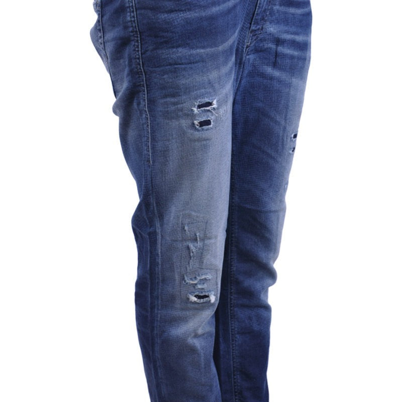 DIESEL RIZZO NE 0666W Womens Denim Jeans Distressed Regular Fit Sweat Jogg Pant