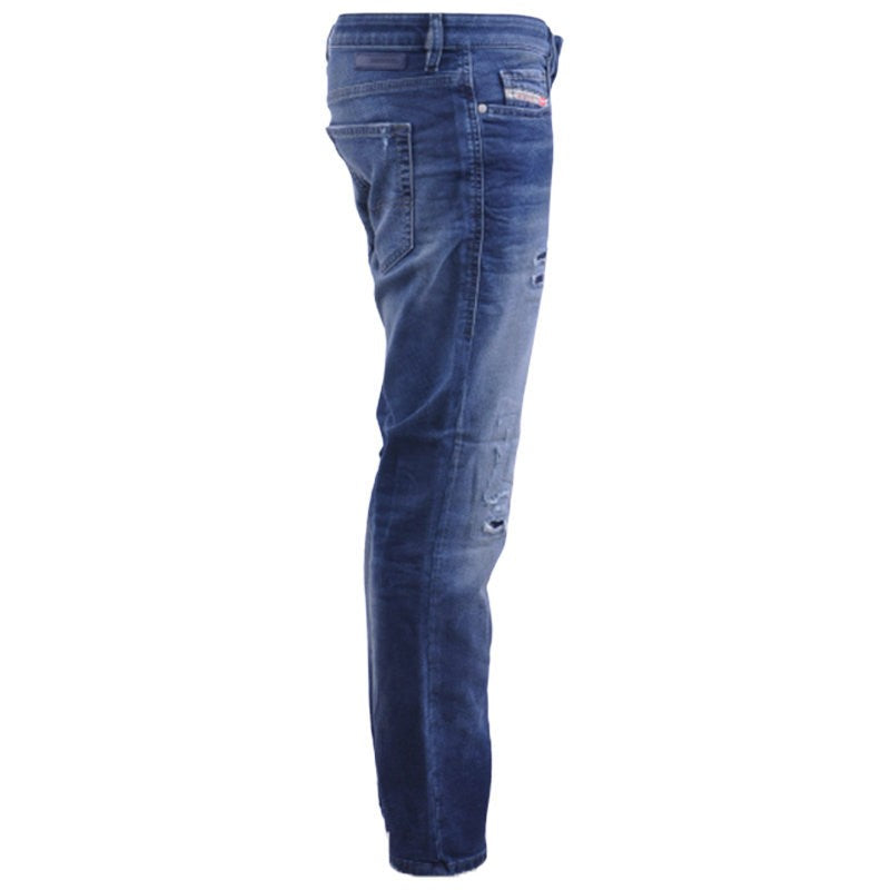 DIESEL RIZZO NE 0666W Womens Denim Jeans Distressed Regular Fit Sweat Jogg Pant