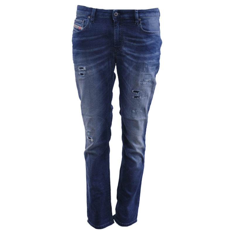 DIESEL RIZZO NE 0666W Womens Denim Jeans Distressed Regular Fit Sweat Jogg Pant