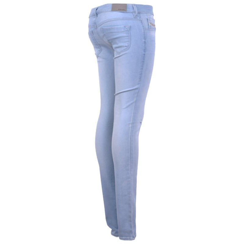 DIESEL LIVIER RS001 Womens Denim Jeans Distressed Jegging Super Slim Fit Skinny