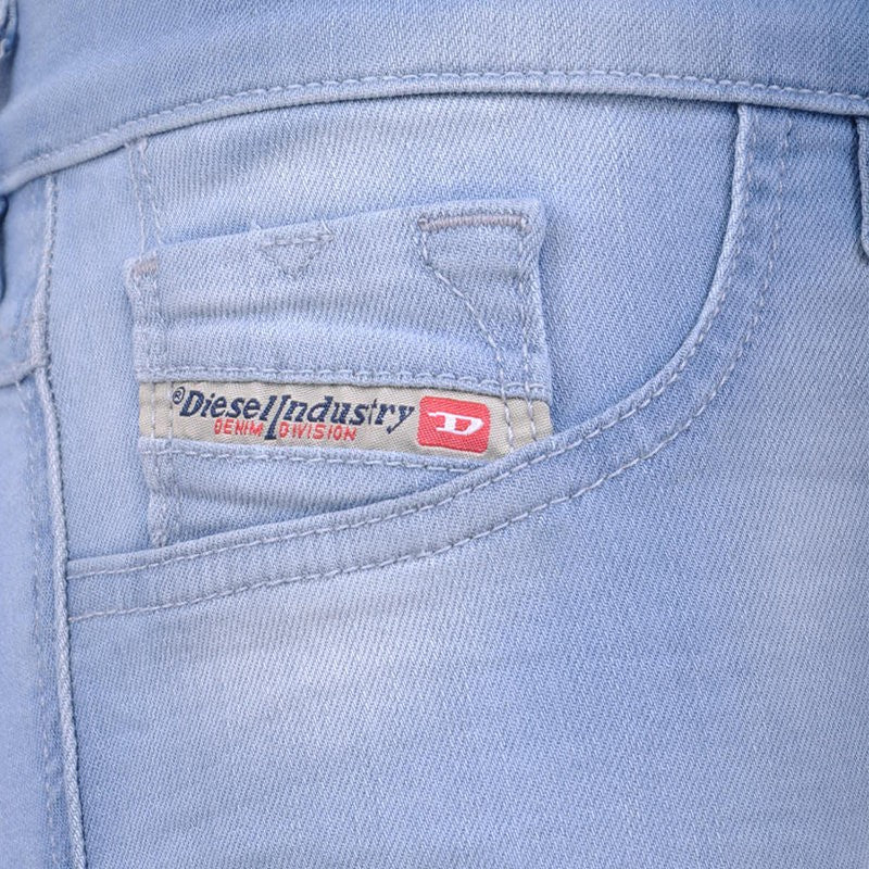 DIESEL LIVIER RS001 Womens Denim Jeans Distressed Jegging Super Slim Fit Skinny