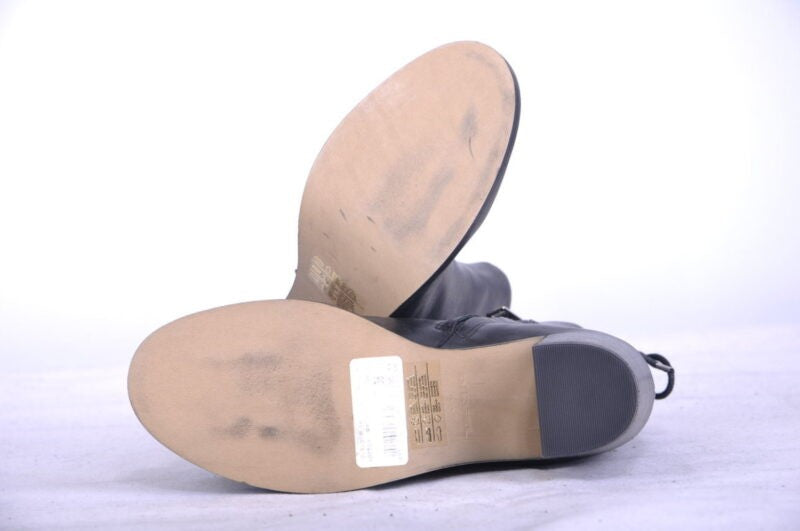 DIESEL D ARLIN Womens Boots Black Leather High Neck Casual Chester Shoes RP-£220