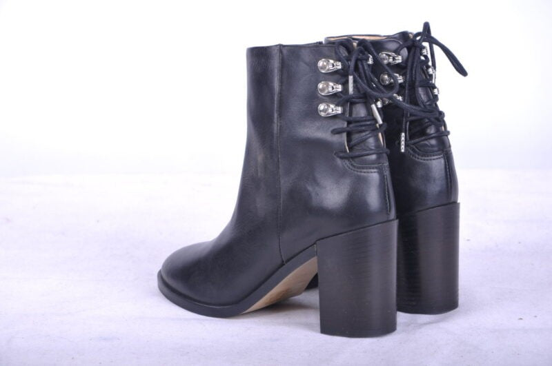 DIESEL D ARLIN Womens Boots Black Leather High Neck Casual Chester Shoes RP-£220