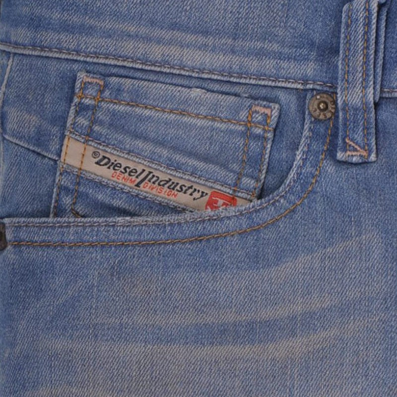 DIESEL GETLEGG 0821E Womens Jeans Denim Pant Trouser Slim Skinny Made in Italy