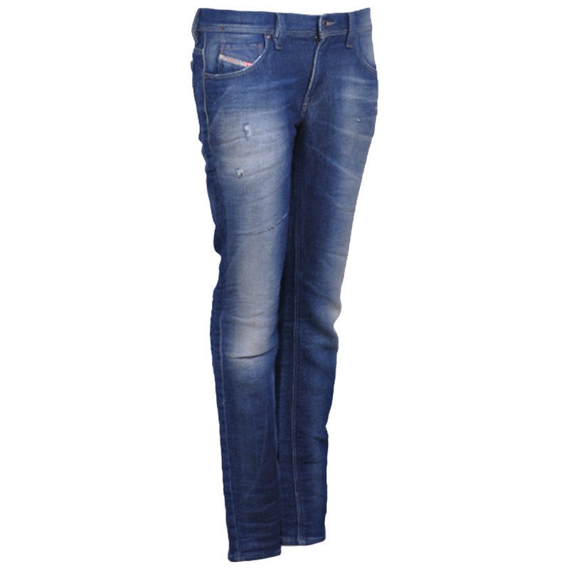 DIESEL FAITHLEGG NE 0802X Womens Denim Jeans Sweat Jogg Jeans Regular Fit Flare
