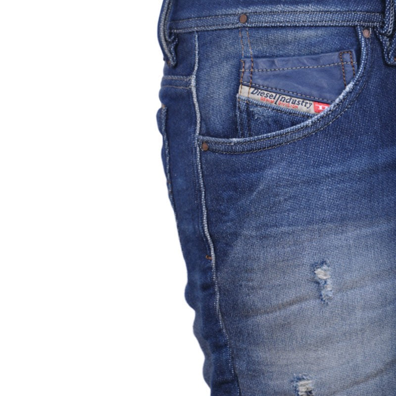 DIESEL FAITHLEGG NE 0802X Womens Denim Jeans Sweat Jogg Jeans Regular Fit Flare