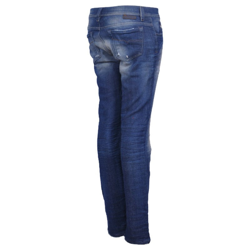 DIESEL FAITHLEGG NE 0802X Womens Denim Jeans Sweat Jogg Jeans Regular Fit Flare