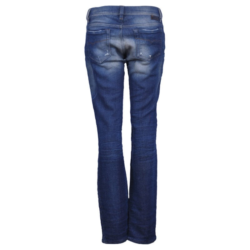 DIESEL FAITHLEGG NE 0802X Womens Denim Jeans Sweat Jogg Jeans Regular Fit Flare