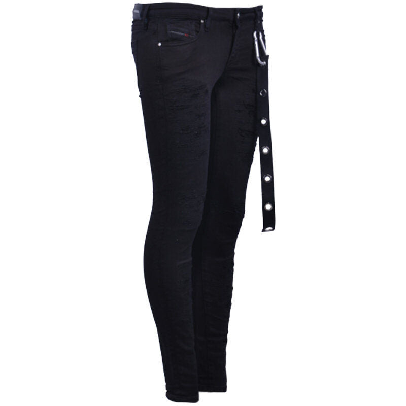 DIESEL LU GRACEY 084TR Womens Jeans Distressed Casual Denim Pant Limited Edition