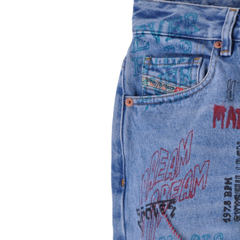 DIESEL NEEKHOL 0076K Womens Jeans Vintage Limited Edition Denim Pant Trouser