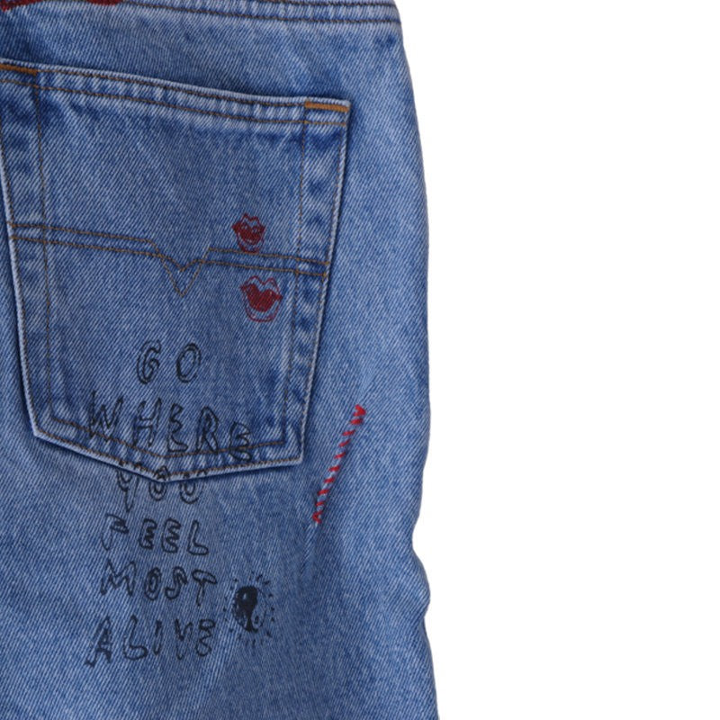 DIESEL NEEKHOL 0076K Womens Jeans Vintage Limited Edition Denim Pant Trouser