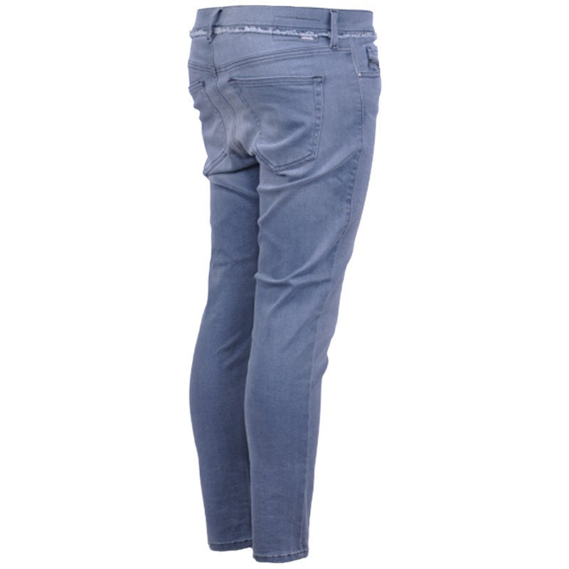 DIESEL SLANDY-ANKLE-W 084QB Womens Jeans Grey Denim Pant Trouser Soft Plus Jeans