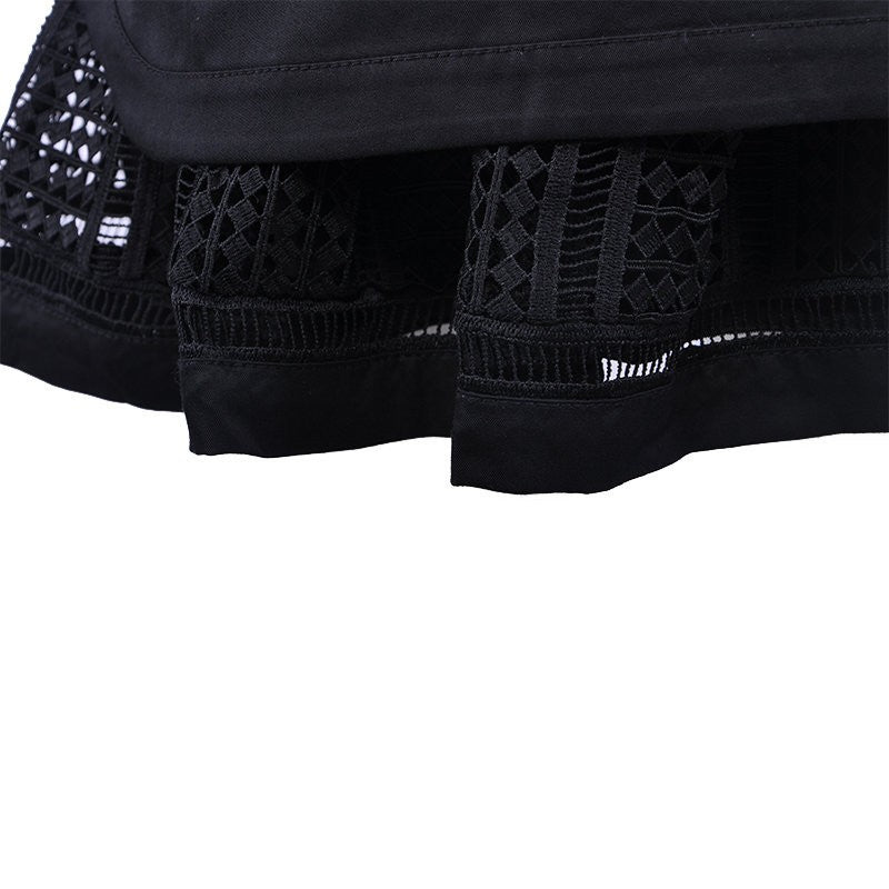 DIESEL BLACK GOLD DAZEN BGMBG 900 Women Dress Black Short Sleeve Party Wear maxi