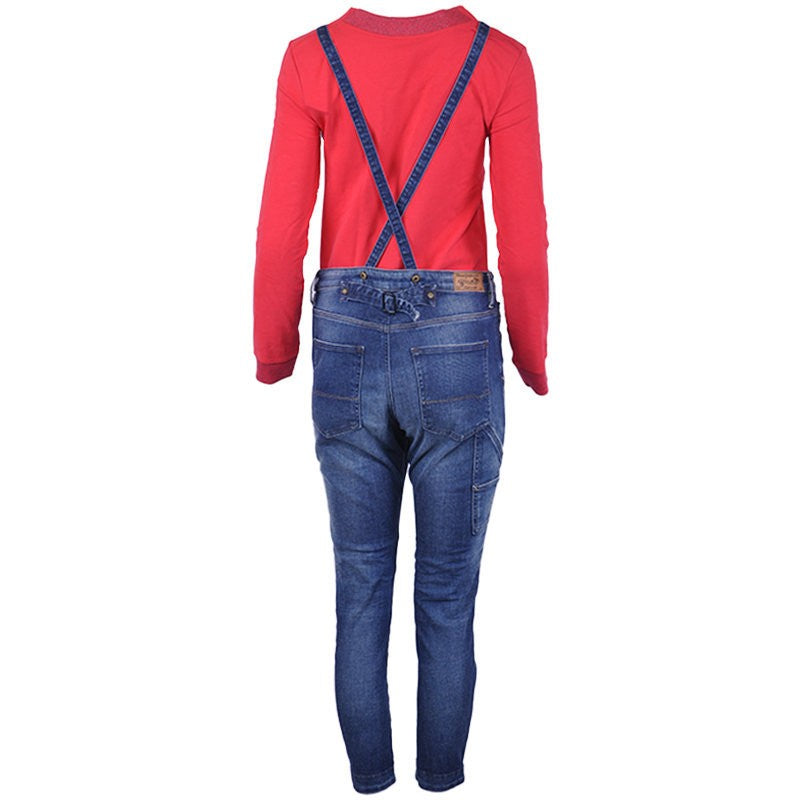 DIESEL EAZEE WORK 0836W Womens Denim Dungarees Jumpsuits Slim Fit Stretch Ladies