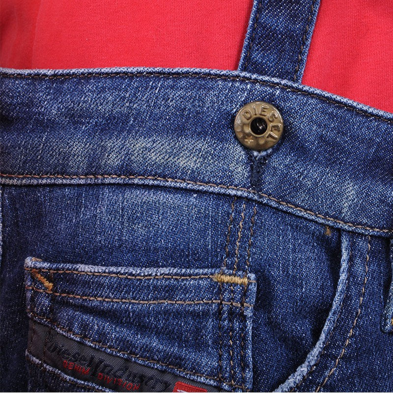 DIESEL EAZEE WORK 0836W Womens Denim Dungarees Jumpsuits Slim Fit Stretch Ladies