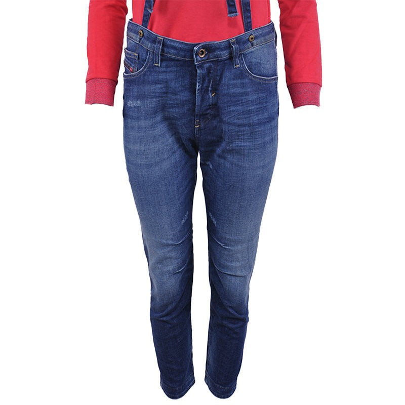 DIESEL EAZEE WORK 0836W Womens Denim Dungarees Jumpsuits Slim Fit Stretch Ladies