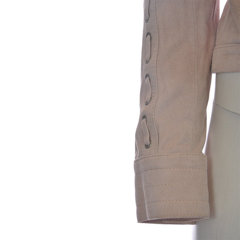 DIESEL BLACK GOLD LOMBEY BGRBV Womens Leather Jacket Winter Outwear Ladies Coat