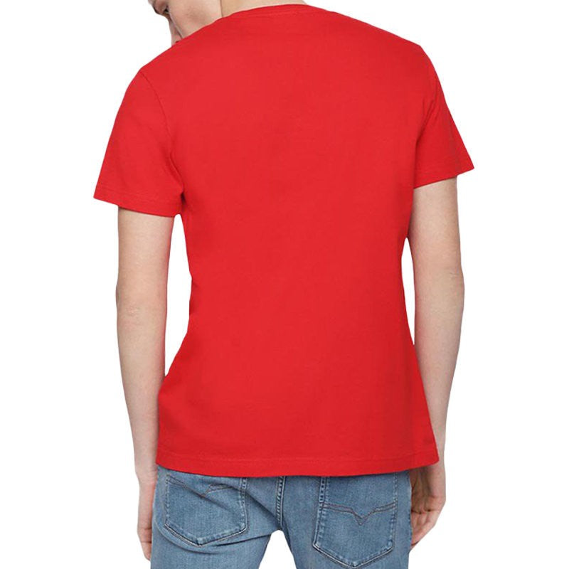 DIESEL T DIEGO Y2 Mens T-Shirt Short Sleeve Crew Neck Tee Casual Red Cotton Tops