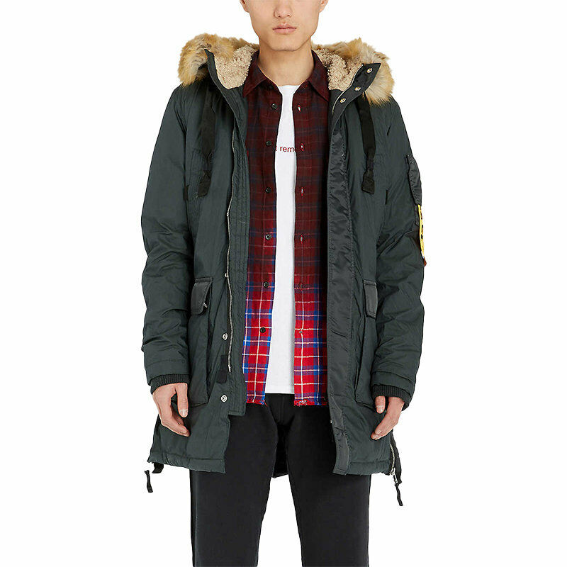 DIESEL S MILLER Mens Shirts Buffalo Check Cotton Long Sleeve Casual Shirts Red L