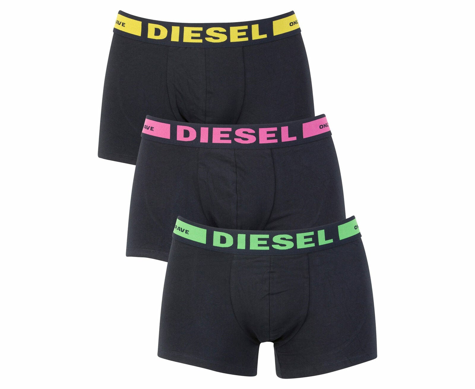 DIESEL Mens Trunks Boxer Shorts Underwear Pack of 3 High Quality Mens Trunk