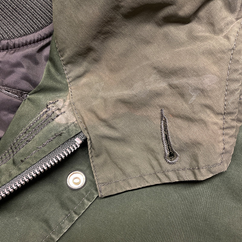 DIESEL W DIVISION 5AV Mens Parka Jacket Casual Winter Long Hooded Military Coat