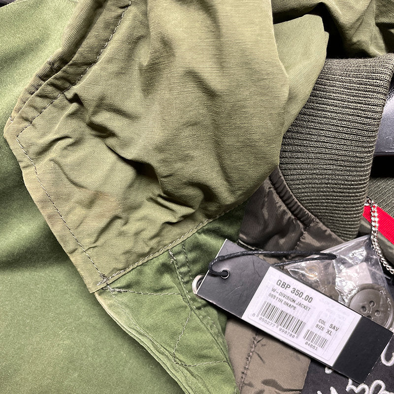 DIESEL W DIVISION 5AV Mens Parka Jacket Casual Winter Long Hooded Military Coat