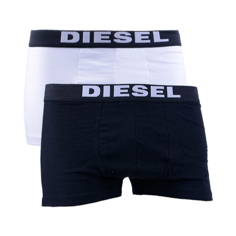 DIESEL UMBX ROCCO 23 Mens Short Boxer Trunk 2x Pack Stretch Cotton Underwear