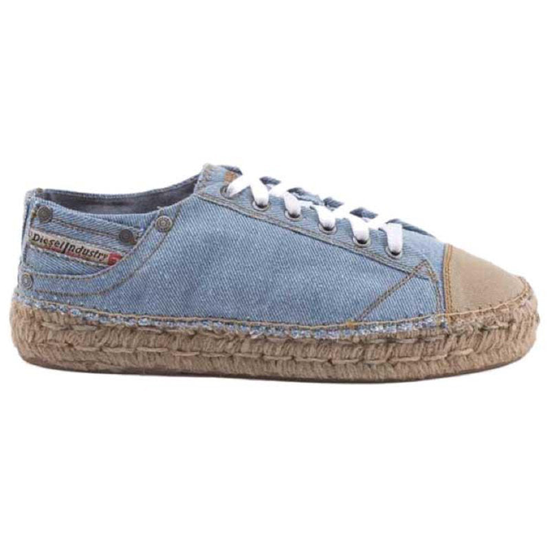 DIESEL EXPODRILLAS LC W Womens Trainers Lace Up Denim Sneakers Casual Gym Shoes