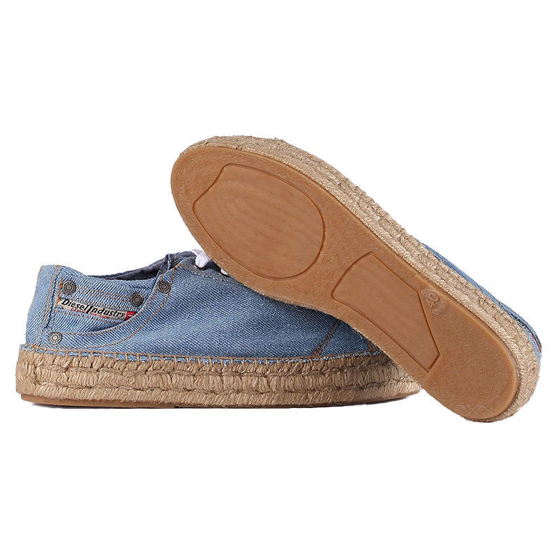 DIESEL EXPODRILLAS LC W Womens Trainers Lace Up Denim Sneakers Casual Gym Shoes